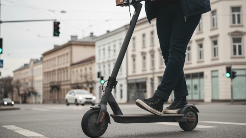 Pijana na hulajnodze: Radlińska policja zatrzymała nietrzeźwą kierującą w nocy