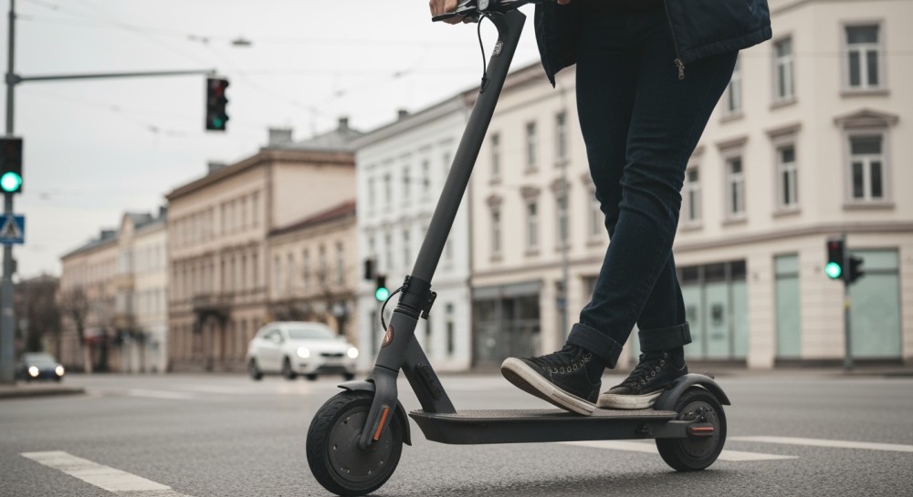 Pijana na hulajnodze: Radlińska policja zatrzymała nietrzeźwą kierującą w nocy