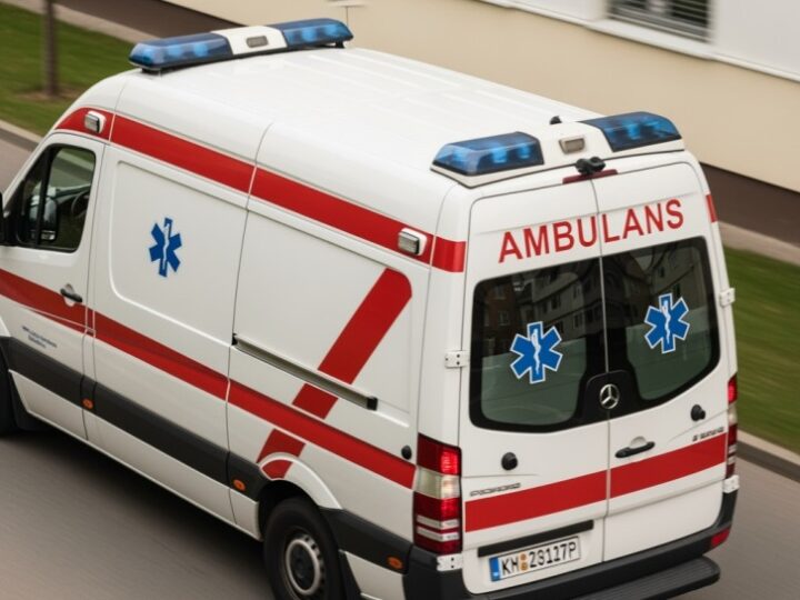 Wypadek na hałdzie w Radlinie: pracownik z poparzeniami, śmigłowiec w akcji