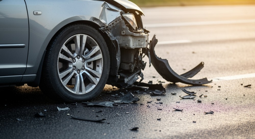 Kierowca zasłabł za kierownicą w Radlinie: tragiczny wypadek z ofiarą śmiertelną