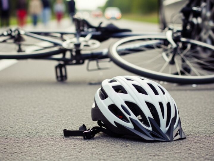 Rowerzysta ranny w Godowie po zderzeniu z osobówką, kierująca zasnęła za kierownicą