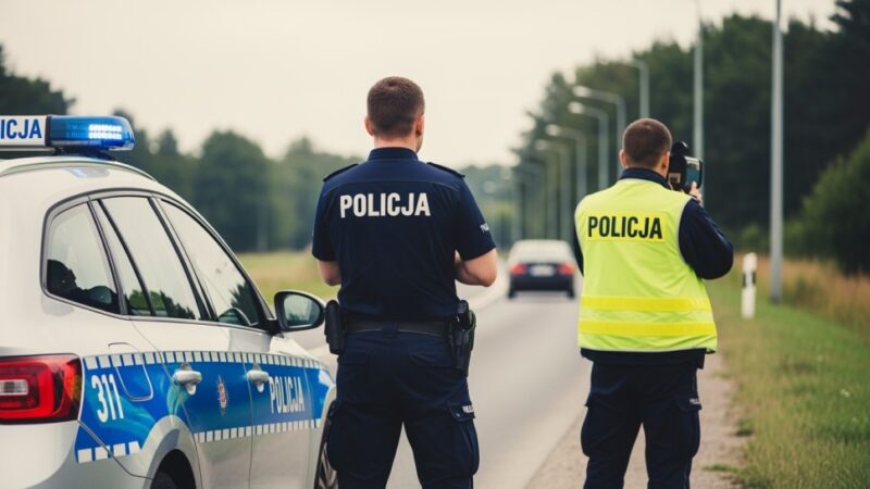 Zamrożone szyby i niebezpieczeństwo na drodze: Policja ratuje sytuację w Wodzisławiu
