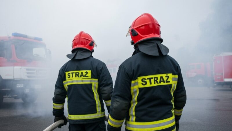 Dramatyczny pożar w Wodzisławiu: strażacy w akcji!