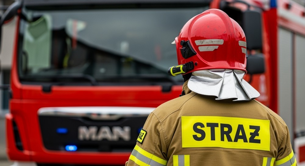 Akcja gaśnicza w Pszowie: Zabezpieczenie rejonu Rydułtowy w gotowości