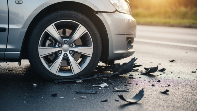 Wypadek w Rydułtowach: kierująca trafiła do szpitala po kolizji z BMW