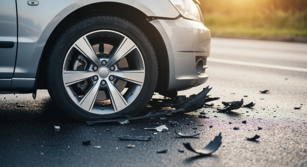 Wypadek w Rydułtowach: kierująca trafiła do szpitala po kolizji z BMW