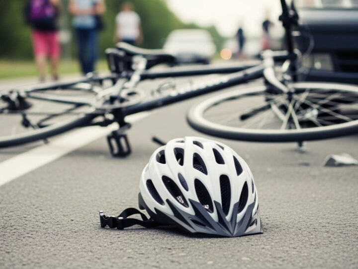 Wypadek drogowy w Rydułtowach: rowerzysta w szpitalu po zderzeniu z BMW