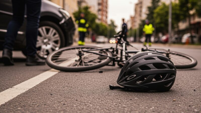 Tragiczny wypadek rowerowy w Rydułtowach: apel o większe bezpieczeństwo dla młodych cyklistów