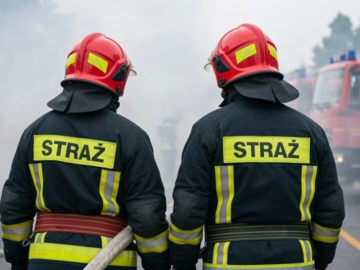 Pożar altany w Rydułtowach: Szybka akcja ratunkowa zapobiegła tragedii