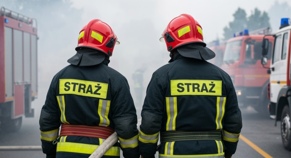 Pożar altany w Rydułtowach: Szybka akcja ratunkowa zapobiegła tragedii