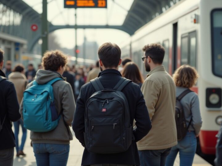 Geodezyjne przygotowania do budowy nowej linii kolejowej w Mszanie i Połomi