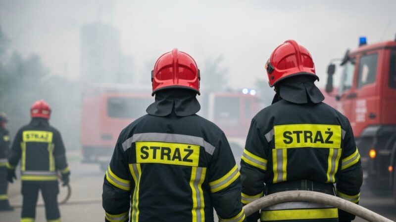 Strażacy błyskawicznie opanowali pożar trawy w Radlinie