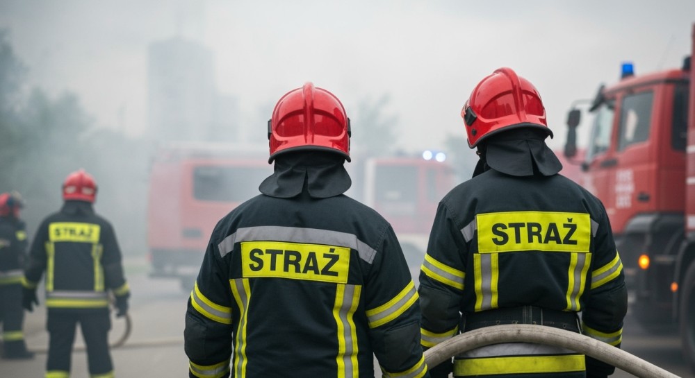 Strażacy błyskawicznie opanowali pożar trawy w Radlinie