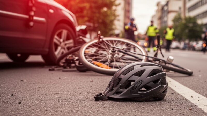 Rowerzysta zderzył się z sygnalizatorem na Jastrzębskiej, zielone światło na ulicy wypadło!
