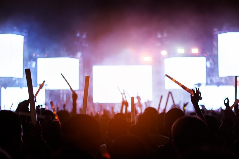 Muzyka w mroku: niezapomniane emocje na koncercie w Wodzisławiu
